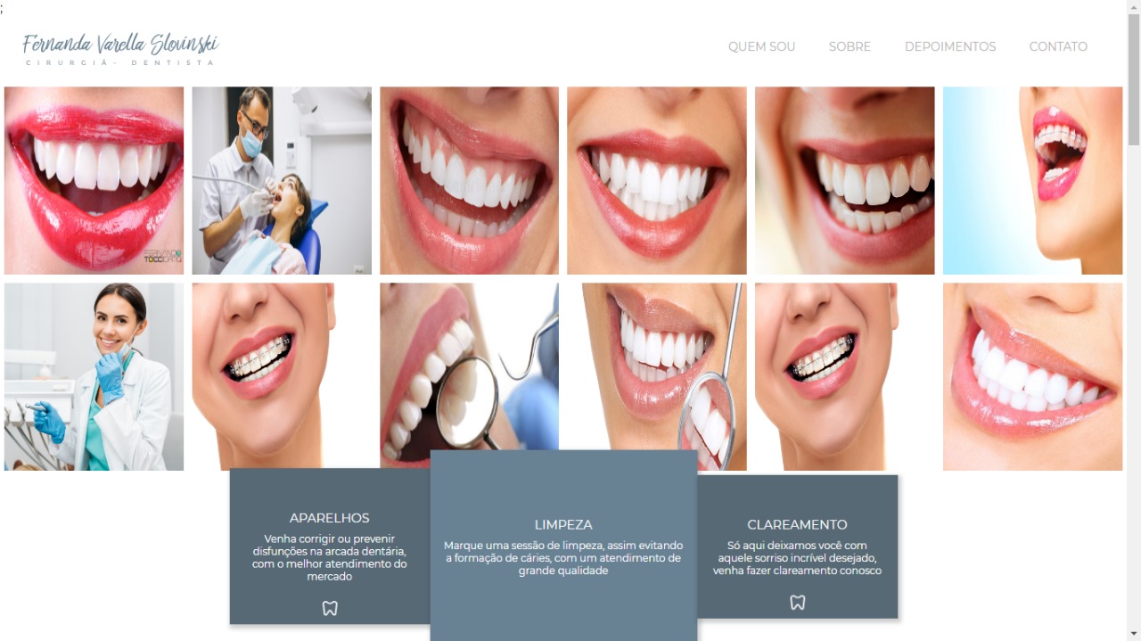 Site para Dentistas
